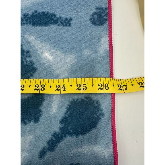 Peloton Yoga Towel Tye Dye Patters 75 x 26 Microfiber Towel Absorbent Blue - Picture 5 of 10